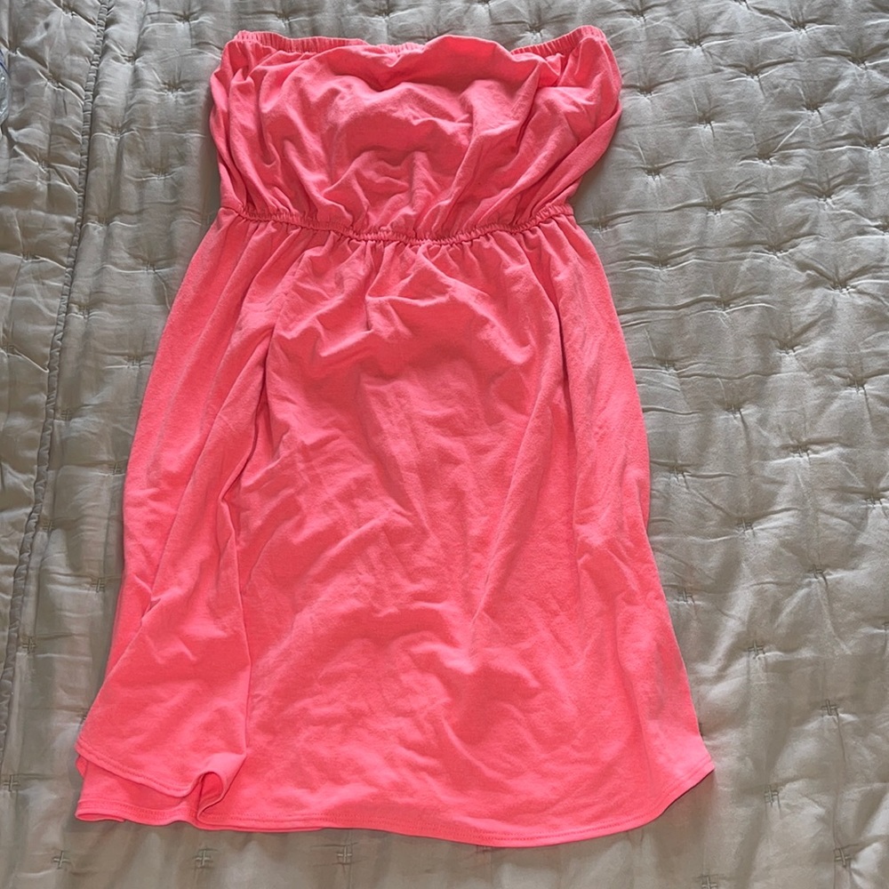 strapless elastic swimsuits cover up